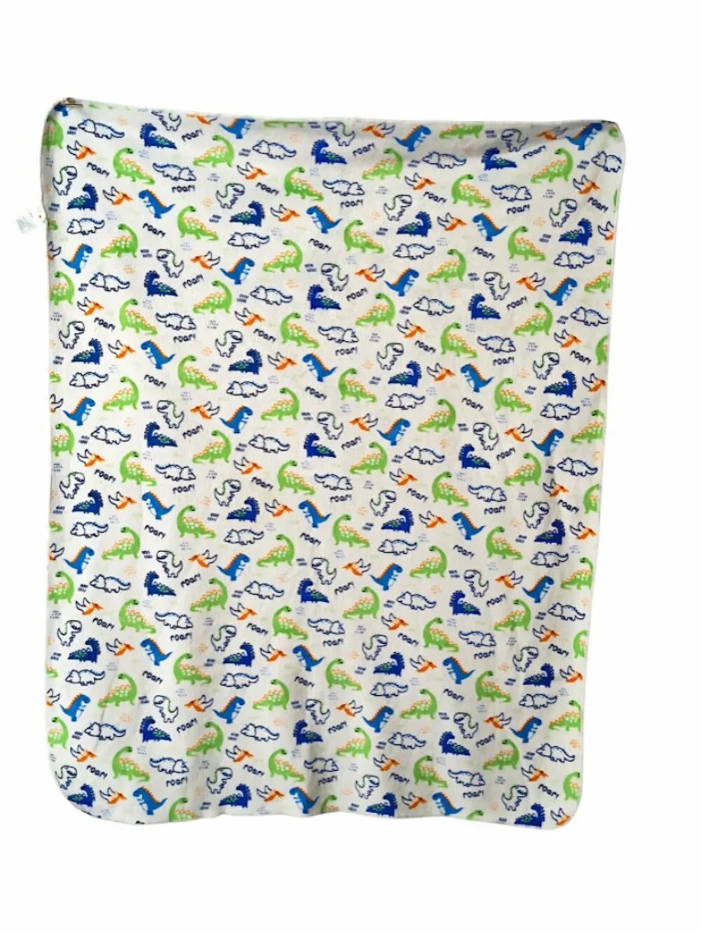 Kidgets Dinosaur Roar Blue Sherpa Lovey Security Blanket 30